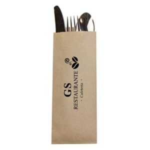 portacubiertos de papel